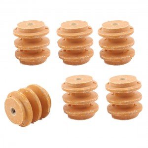 2" x 1.8" x 13/32" Busbar Insulator Support Connector 660V Orange 6PCS