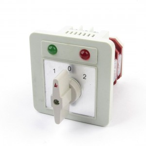 Ui 500V Ith 16A 3 Position Changeover Rotary Cam Switch w LED Indicator Lamps