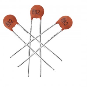 50 Pcs 6800pF DIP Through Hole Ceramic Disc Capacitors
