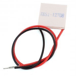 TES1 12708 0 8A 12V 7W 65C 20x20mm Thermoelectric Cooler Peltier Plate Module