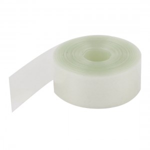 10meters 17mm Width PVC Heat Shrink Wrap Tube Clear for 1 x AAA Battery