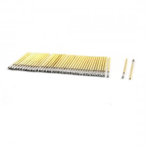 100 Pcs P75-Q2 1.02mm 4-Point Crown Tip Dia Spring Test Probes Pins