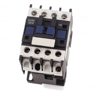 AC 380V Coil AC Contactor 12A 3 Phase No Auxiliary Contact CJX2 1210