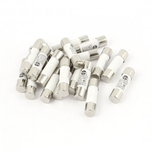 20 Pcs RO15 RT18 RT14 Ceramic Cylindrical Tube Fuse 16A 380V 10x38mm