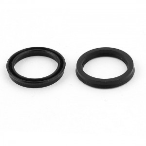 2pcs 20mmx16mmx3mm Rubber Air Seal Gaskets Black for Solenoid Valve