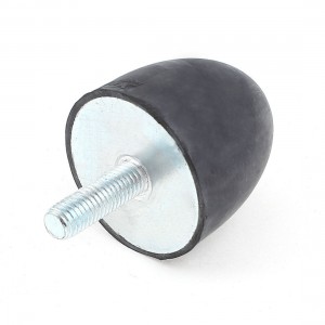 M10 Thread Tapered Rubber Vibration Isolator Mount Damper 50mm x 50mm