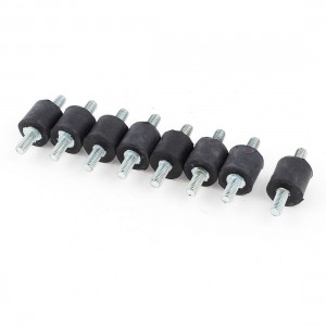 8pcs Rubber Shock Absorber Vibration Isolator Mounts 5/8" x 5/8"