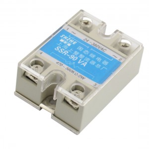 SSR-90VA 90A AC 24-380V Output Covered Adjustable Solid State Module Relay