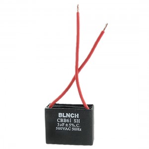 50Hz 3uF Single-phase AC Fan Motor Running Capacitor