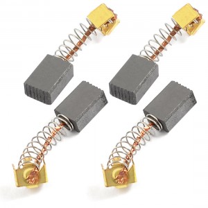 Replacement 5/16" x 1/5" x 7/16" Electric Carbon Brushes 4 Pcs