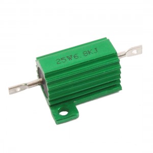 25W 6.8K Ohm Screw Tap Mounted Aluminum Clad Wirewound Resistor