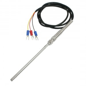 PT100 5mm x 150mm Temperature Sensor Thermocouple Probe 1M 3.3Ft