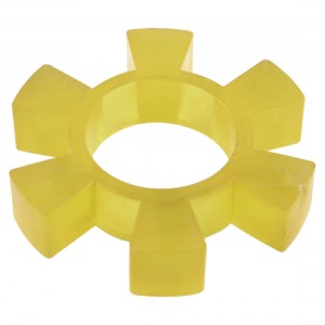 84mm x 41mm PU 6 Petals Drive Shaft Coupler Damper Yellow