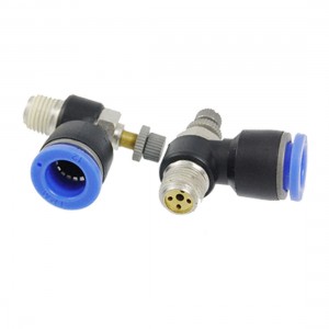 2 Pcs Threaded One Touch Fittings Speed Controller 12mm