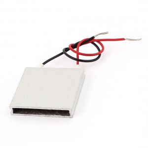 Aluminum PTC Heater Thermostat Heating Plate Constant Temperature 30x30x6mm 12V