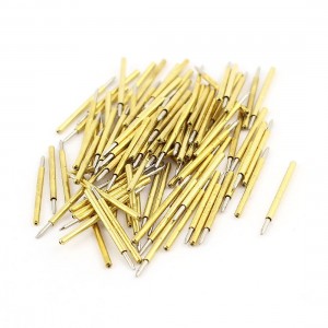 100Pcs P75-F1 Dia 1.02mm Length 15.85mm 100g Spring Test Probe Pin