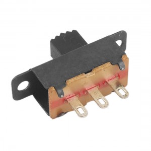 10 Pcs 5mm Height Knob 3 Pin 2 Position 1P2T SPDT Panel Slide Switch 0.1A 12V DC