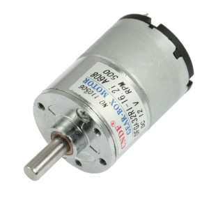 DC 12V 50mA 500RPM 0.3Kg-cm High Torque Permanent Magnetic DC Gear Motor