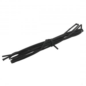 2.0mm Dia 2 Meters Black Polyolefin Heat Shrinking Shrinkable Tubing Tubes