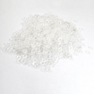 8mm x 4mm x 1mm Motherboard Insulating Gasket Washers 1000 Pcs