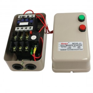 AC 220V 3.2-5A 3HP Three 3 Phase Adjustable Magnetic Starter Motor Control