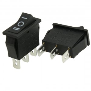 5 pcs x AC 10A/250V 15A/125V 3 Pin SPDT ON-OFF-ON 3 Position Boat Rocker Switch
