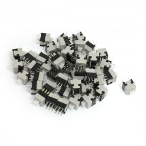 50 Pcs Latching Type 6 Pins Torch Push Button Switch 8.5x8.5mm