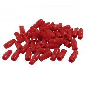50 Pieces Red Soft Plastic Battery Terminal Boots Insulating Covers