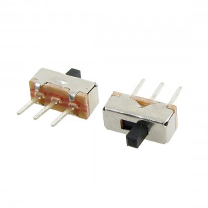 50 Pcs 3mm High Knob 3P 2 Position 1P2T SPDT Vertical Slide Switch 0.5A 50V DC