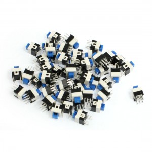 50 Pcs Momentary Type 6 Pin Torch Mini Push Button Switch 7x7mm