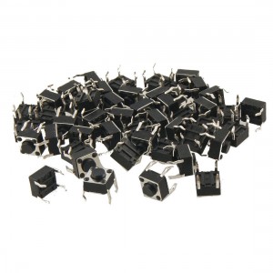 48 Pcs 6 x 6 x 4mm Panel PCB Momentary Tactile Tact Push Button Switch DIP