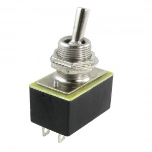 SPST 1P1T ON-OFF 2 Position 2 Pin Panel Mount Toggle Switch 