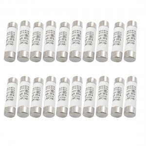 20 Pcs RO15 Series 500V 25A Cylinder Cap Ceramic Fast Blow Fuse Links 10x38mm
