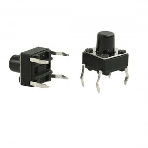 100 Pcs 6x6x7mm Momentary Tactile Tact Push Button Switch 4 Pin DIP Through Hole
