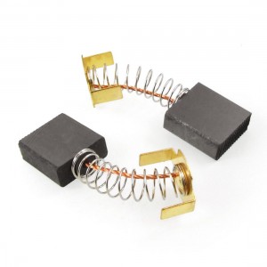 2 Pcs 7/10" x 5/8" x 15/64" Electric Motor Carbon Brushes