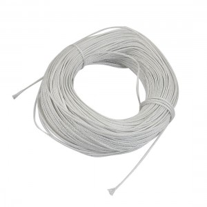 100 Meters White Plastic Braided Thermocouple Extension Wire
