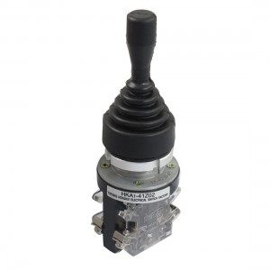 AC 380V 5Amp 2NO Momentary 30mm Fixing Hole Double-way Joystick Switch