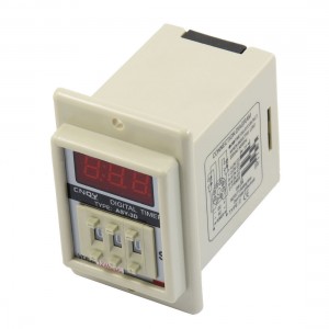 AC/DC 12V 8 Pin 1-999 Second Digital Timer Time Delay Relay Beige ASY-3D