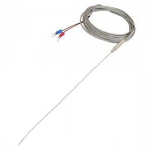 2M Wire Temprature Sensor Thermocouple Probe K Type 200mm x 1mm