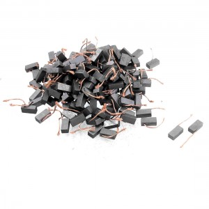 160 Pcs 1/5" x 7/25" x 35/64" Motor Carbon Brushes for Electric Drill