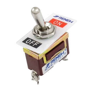 AC 250V/15A 125V/20A 2 Screw Terminals On-Off 2 Position SPST Toggle Switch