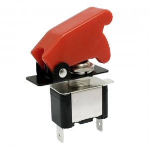 Car Boat DC 12V 20A SPST On/Off Position 3 Pins Toggle Switch Red Black