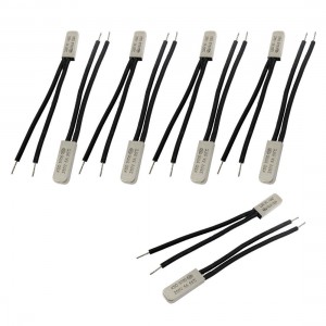 10 Pcs Bimetal Temperature Control Switch Thermostat 55C N.C KSD9700