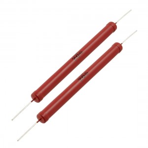 2 x 10W Power Rating 250M Ohm 2% Glass Glaze High Voltage Resistor