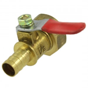 10mm Hole Tail OD 3/4" Female Thread Gas Pneumatic Ball Valve