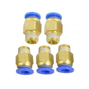5Pcs Ellipse Ring Push In Quick Joint Pneumatic Fitting