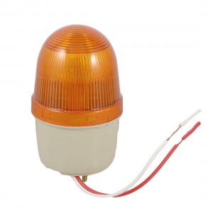 DC 24V 10W Industrial Flash Yellow Light Signal Tower Warning Lamp