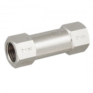 Silver Tone Metal Water One Way Check Valve Replacement