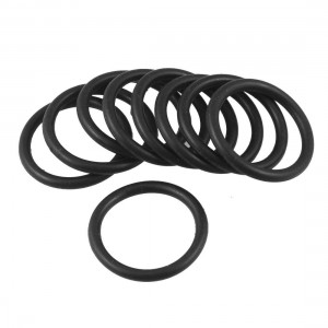 10 Pcs Black 23mm OD 2.4mm Thickness Nitrile Rubber O-ring Oil Seal Gaskets