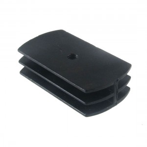 Replacement Black Aluminum Heatsink for QL Bridge Rectifier